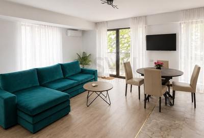 Apartament cu 2 camere semidecomandat, mobilat în Floreasca