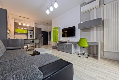 Apartament cu 2 camere semidecomandat, mobilat în Bună Ziua