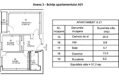 Apartament cu 2 camere decomandat, mobilat în Complex Studențesc - 19