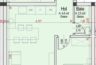 Apartament cu 3 camere decomandat în Cristian
