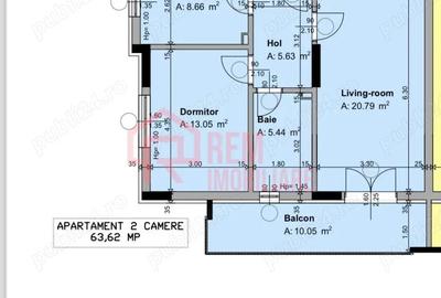 Apartament cu 2 camere decomandat în Fundeni - 2