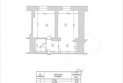 Apartament cu 2 camere decomandat în Vitan