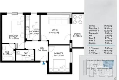 Apartament cu 3 camere decomandat în Theodor Pallady - 5