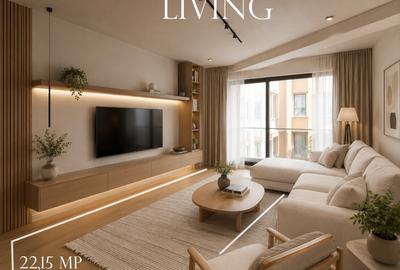 Apartament cu 2 camere decomandat în Popești-Leordeni