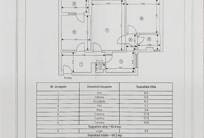 Apartament cu 3 camere decomandat în Calea București - 5