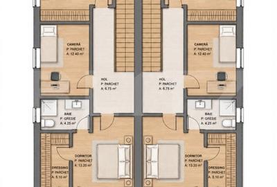 Duplex cu 4 camere cu Canalizare în Jucu de Mijloc - 12