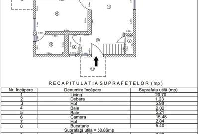 Casă individuală cu 4 camere cu Canalizare în Snagov - 7
