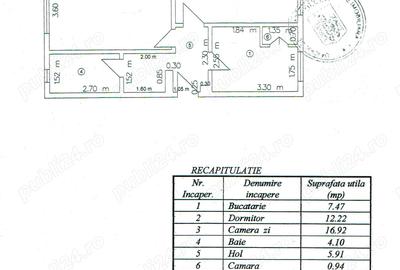 Apartament cu 2 camere decomandat în Central - 2