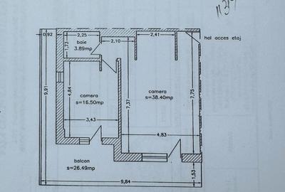 Apartament cu 2 camere în Sud - 13