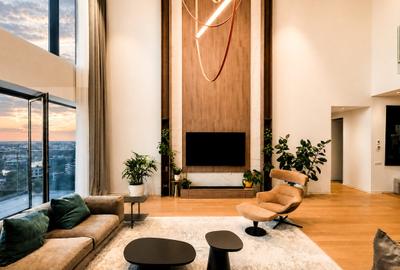 Penthouse cu 5 camere, mobilat în Barbu Văcărescu - 3