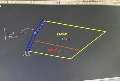 Teren de 1124 mp, în Central