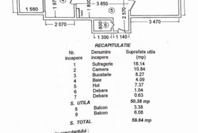Apartament cu 2 camere decomandat în Tineretului - 9