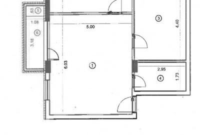Apartament cu 3 camere semidecomandat în Florești - 7