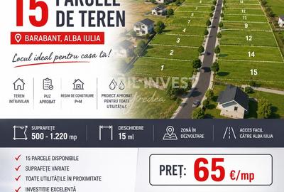 Teren de 500 mp, în Bărăbanț
