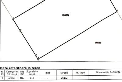 Teren de 710 mp, în Central