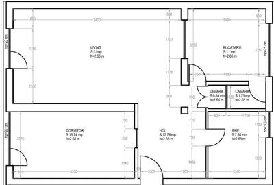 Apartament cu 2 camere decomandat în Bună Ziua - 8
