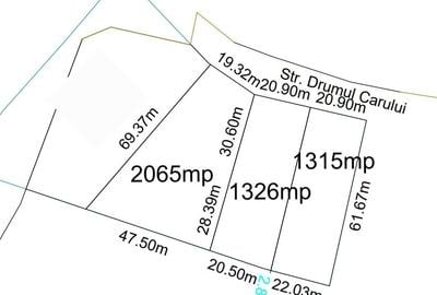 Teren de 4706 mp, în Exterior Vest