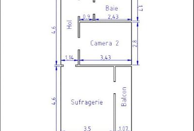 Apartament cu 2 camere semidecomandat în Gheorgheni - 2