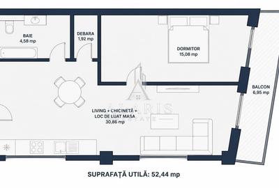 Apartament cu 2 camere în Circumvalațiunii