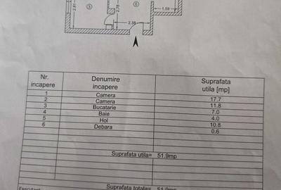Apartament cu 2 camere decomandat în Piața Centrală - 5