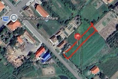 Teren de 1060 mp, în Sintea Mare