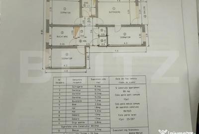 Apartament cu 4 camere decomandat în Aleea Trandafirilor