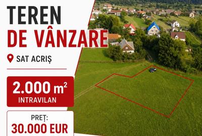 Teren de 2000 mp, în Vama Buzăului