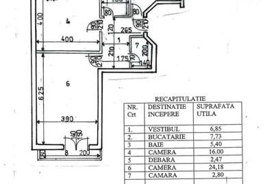 Apartament cu 2 camere decomandat în Națiunile Unite - 16