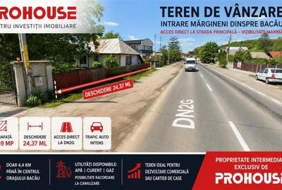 Teren Construcții intravilan de 3349 mp, în Calea Moinești - 2