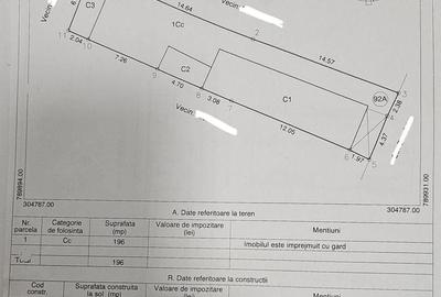 Casă cu 3 camere cu Teren 196 Mp în Coiciu