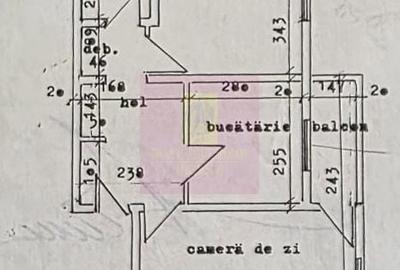 Apartament cu 2 camere decomandat în Central