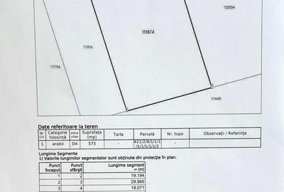 Teren de 575 mp, în Exterior Vest - 1