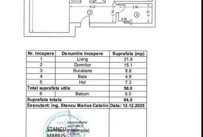 Apartament cu 2 camere în Nord - 5