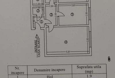 Apartament cu 3 camere decomandat în Central - 1