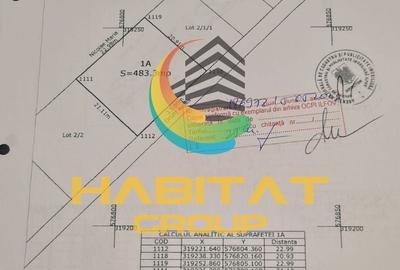 Teren Construcții intravilan de 483 mp, în Est - 1