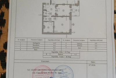 Apartament cu 2 camere decomandat în Central