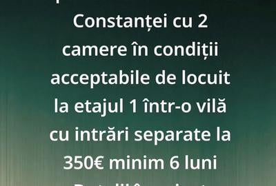 Apartament cu 2 camere semidecomandat în Central