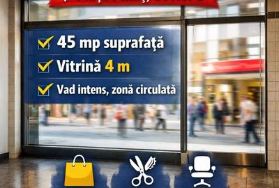 Spațiu comercial, de 45 mp, în Titan