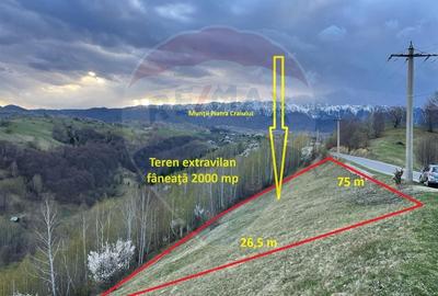 Teren agricol extravilan de 2000 mp, în Peștera - 2