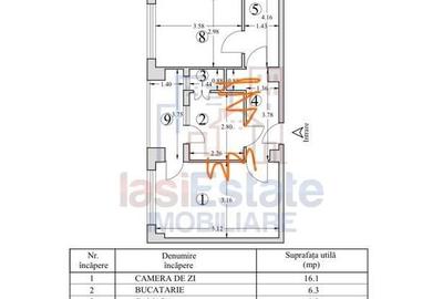 Apartament cu 3 camere decomandat în Central