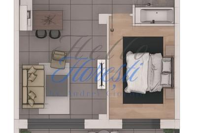 Apartament cu 2 camere în Florești