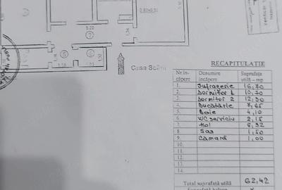 Apartament cu 3 camere decomandat în Central - 1