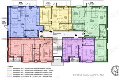 Apartament cu 2 camere decomandat în Orașul Vechi