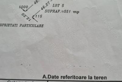 Teren de 334 mp, în Adunații-Copăceni