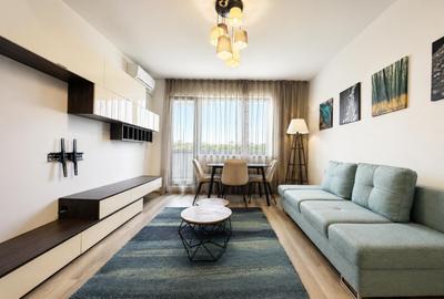 Apartament cu 2 camere semidecomandat în Băneasa