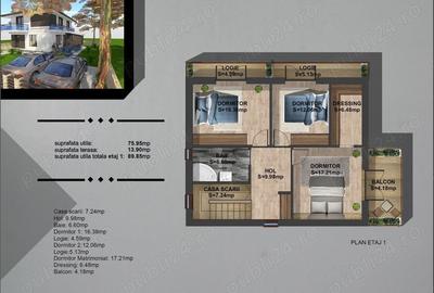 Casă cu 4 camere cu Teren 404 Mp în Joița