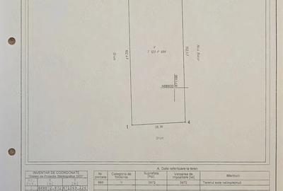 Teren de 3900 mp, în Central