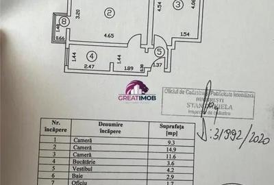 Apartament cu 3 camere semidecomandat, mobilat în Costin Georgian - 1
