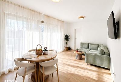Apartament cu 3 camere, mobilat în Borhanci