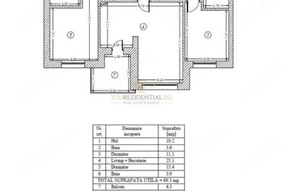 Apartament cu 3 camere semidecomandat în Berceni - 4